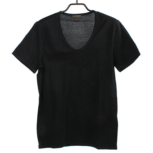 BURBERRY 여성 라운드 티셔츠 3197773/BLACK